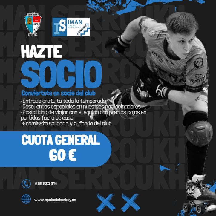 Hazte socio Club Patín Alcalá